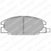 LP629 DELPHI Комплект тормозных колодок, дисковый тормоз
