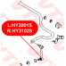 HY3001S VTR Тяга стабилизатора задней подвески,    левая