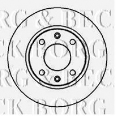 BBD4838 BORG & BECK Тормозной диск