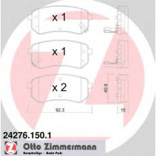 24276.150.1 ZIMMERMANN Комплект тормозных колодок, дисковый тормоз