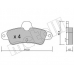 22-0143-0 METELLI Комплект тормозных колодок, дисковый тормоз