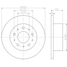 8DD 355 113-731 HELLA PAGID Тормозной диск