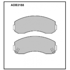 ADB3188 Allied Nippon Тормозные колодки