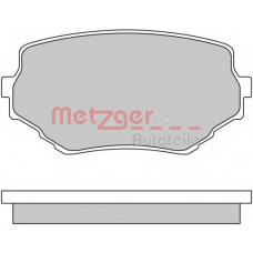 1170415 METZGER Комплект тормозных колодок, дисковый тормоз