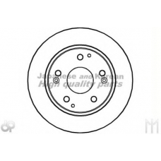 0993-1204 ASHUKI Тормозной диск