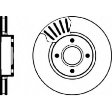 MDC843 MINTEX Тормозной диск