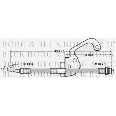 BBH7055 BORG & BECK Тормозной шланг