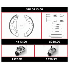 SPK 3113.00 REMSA Комплект тормозов, барабанный тормозной механизм