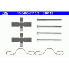 13.0460-0115.2 ATE Комплектующие, колодки дискового тормоза