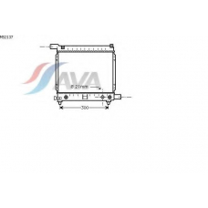 MS2137 AVA Радиатор, охлаждение двигателя