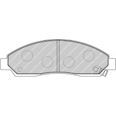 FDB1816 FERODO Комплект тормозных колодок, дисковый тормоз