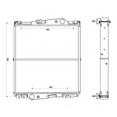53010 NRF Радиатор, охлаждение двигателя