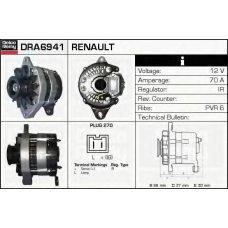 DRA6941 DELCO REMY Генератор