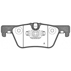 BPA1476.00 OPEN PARTS Комплект тормозных колодок, дисковый тормоз