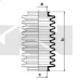 83779 SPIDAN Пыльник, рулевое управление