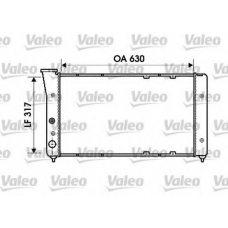 734606 VALEO Радиатор, охлаждение двигателя