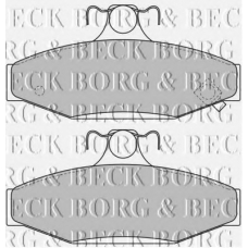 BBP1650 BORG & BECK Комплект тормозных колодок, дисковый тормоз