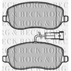 BBP1954 BORG & BECK Комплект тормозных колодок, дисковый тормоз