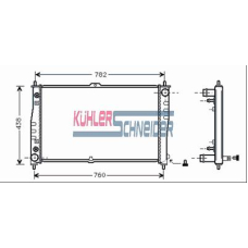 5201001 KUHLER SCHNEIDER Радиатор, охлаждение двигател