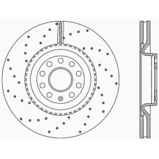 BDRS2337.25 OPEN PARTS Тормозной диск