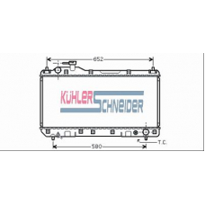 3201381 KUHLER SCHNEIDER Радиатор, охлаждение двигател