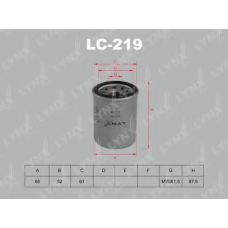 LC-219 LYNX Фильтр масляный