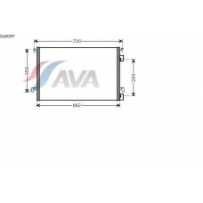 OLA5397 AVA Конденсатор, кондиционер