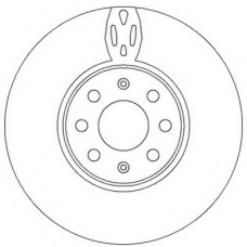 562297JC JURID Тормозной диск
