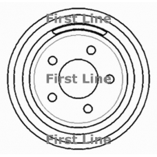 FBR927 FIRST LINE Тормозной барабан
