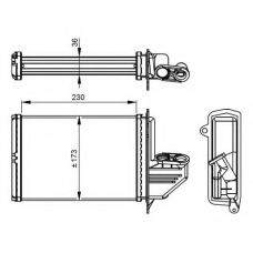 54294 NRF Теплообменник, отопление салона