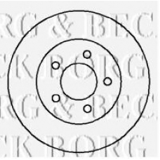 BBD4121 BORG & BECK Тормозной диск