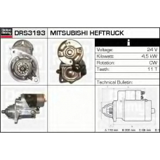 DRS3193 DELCO REMY Стартер