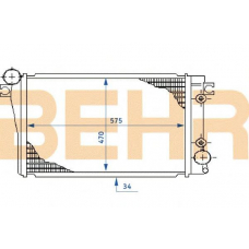 2109052 BEHR Radiator