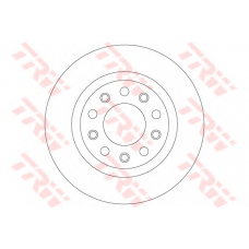 DF8070 TRW Тормозной диск