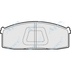 PAD401 APEC Комплект тормозных колодок, дисковый тормоз