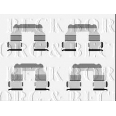 BBK1421 BORG & BECK Комплектующие, колодки дискового тормоза