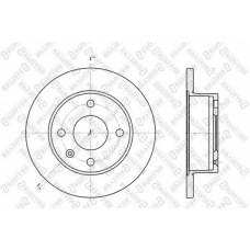 6020-2512-SX STELLOX Тормозной диск