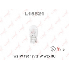 L15521 LYNX L15521 w21w t20 12v21w w3x16d лампа автомоб. lynx