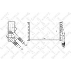 10-35107-SX STELLOX Теплообменник, отопление салона