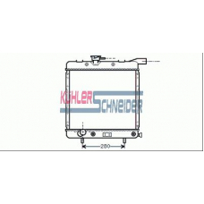 5300411 KUHLER SCHNEIDER Радиатор, охлаждение двигател