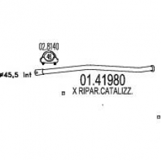 01.41980 MTS Труба выхлопного газа