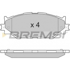 BP3254 BREMSI Комплект тормозных колодок, дисковый тормоз