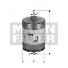 WK 730/3 MANN-FILTER Топливный фильтр