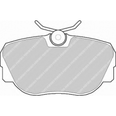 FDB660 FERODO Комплект тормозных колодок, дисковый тормоз