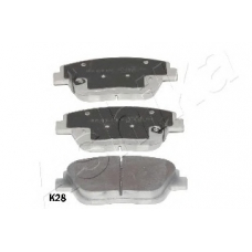 50-0K-K28 Ashika Комплект тормозных колодок, дисковый тормоз
