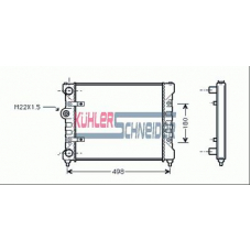 1303901 KUHLER SCHNEIDER Радиатор, охлаждение двигател