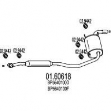 01.60618 MTS Глушитель выхлопных газов конечный