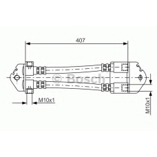 1 987 481 167 BOSCH Тормозной шланг