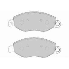 FD6901N NECTO Комплект тормозных колодок, дисковый тормоз