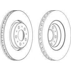 DDF1078-1 FERODO Тормозной диск